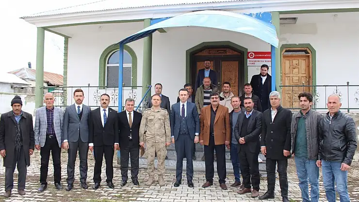 Kaymakam Bakan'dan mahalle ziyareti