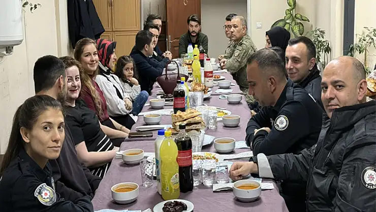Kaymakam Bulut, emniyet personeliyle iftar açtı