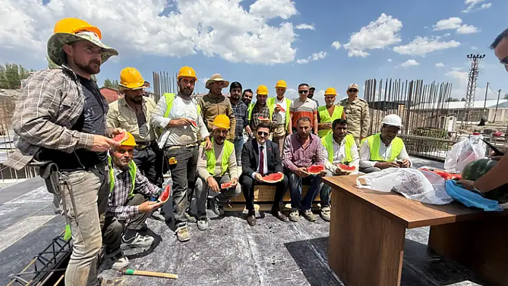 Kaymakam Bulut, Hükümet Konağı inşaatını inceledi