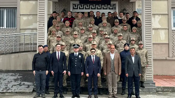 Kaymakam Bulut'tan güvenlik güçlerine ziyaret