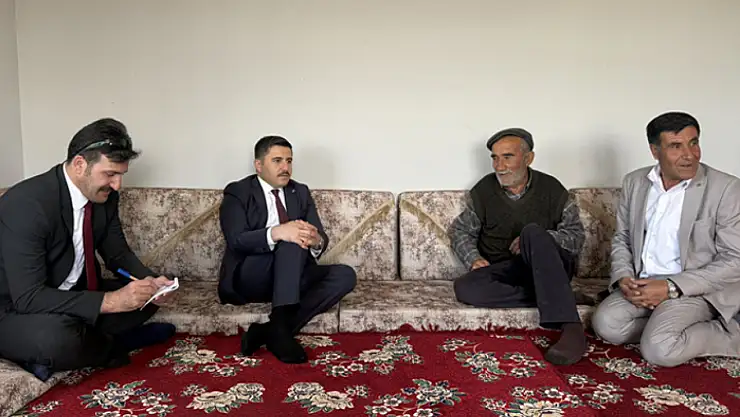 Kaymakam Bulut'tan hane ziyareti