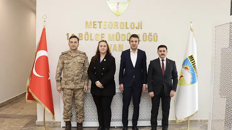 Kaymakam Bulut'tan Meteoroloji Bölge Müdürlüğü'ne ziyaret
