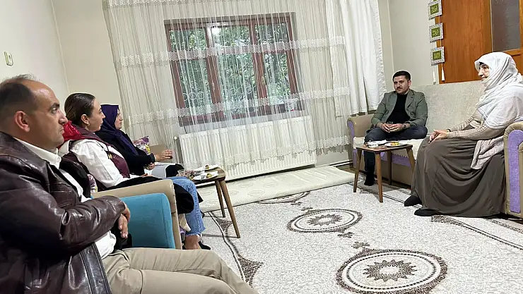 Kaymakam Bulut'tan şehit ailesine ziyaret