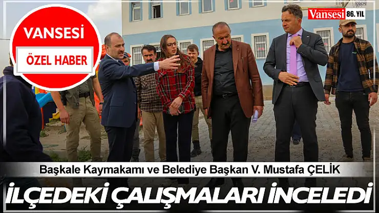 Kaymakam Çelik çalışmaları inceledi