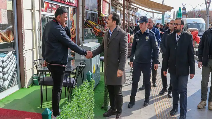 Kaymakam Erdem'den esnaf ziyareti