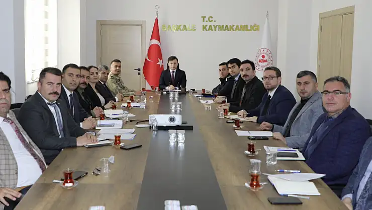 Kaymakam Erdoğan başkanlığında ilçe idare toplantısı