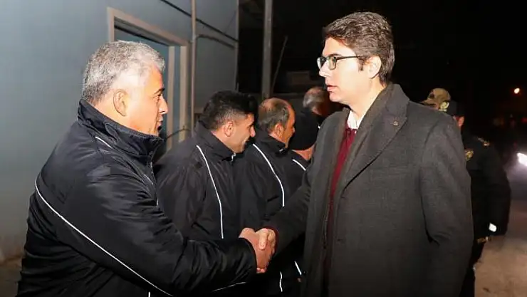 Kaymakam Karaloğlu güvenlik güçlerinin yeni yılını kutladı