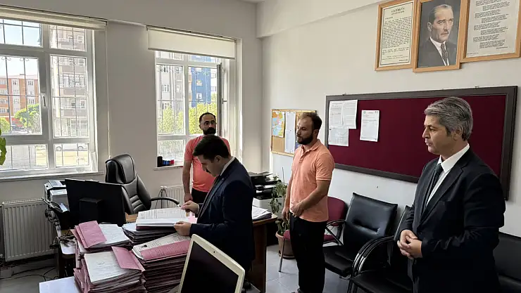 Kaymakam Rahmi Bulut'tan eğitim ve tarım müdürlüklerine denetim