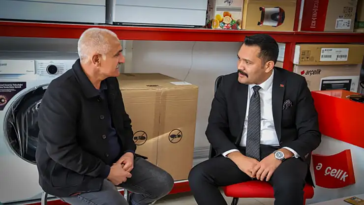 Kaymakam Türkmenoğlu'ndan esnaf ziyareti