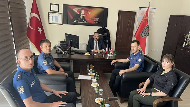 Kaymakam Türkmenoğlu'ndan İlçe Emniyet Müdürlüğü'ne ziyaret