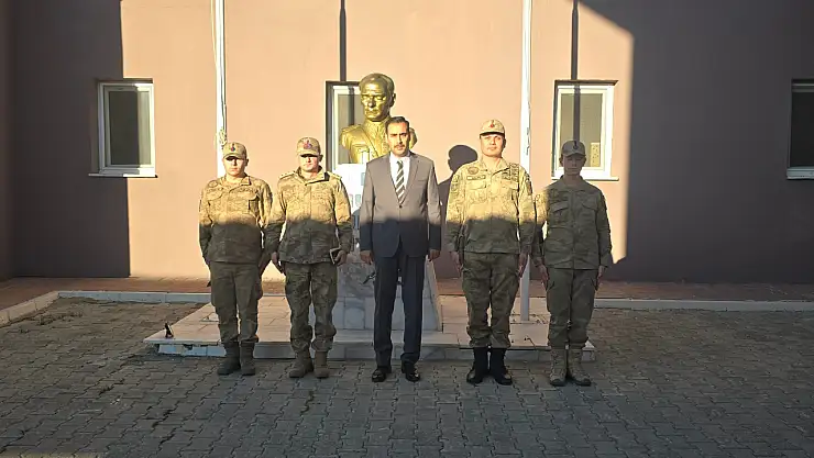Kaymakam Türkoğlu'ndan karakol ziyaret