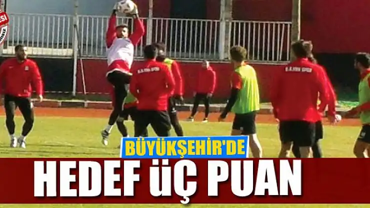 BÜYÜKŞEHİR'DE HEDEF ÜÇ PUAN