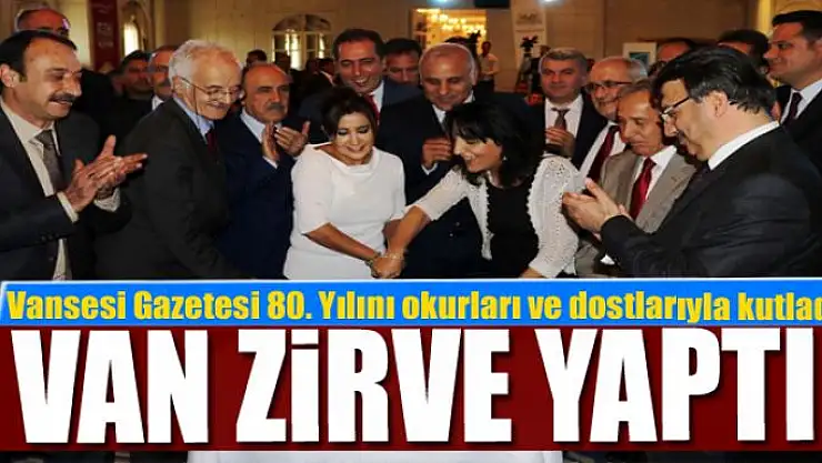 VAN ZİRVE YAPTI
