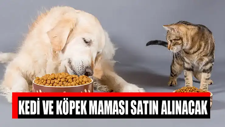 Kedi ve köpek maması satın alınacak