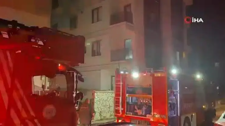 Kızgın yağ evde yangın çıkardı