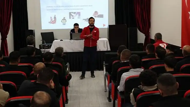 Kızılay'dan M Tipi Cezaevi'nde ilk yardım semineri