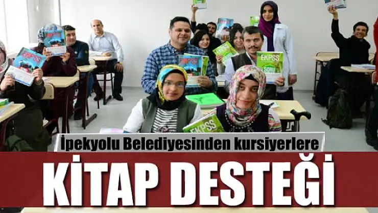 İpekyolu Belediyesinden kursiyerlere kitap desteği