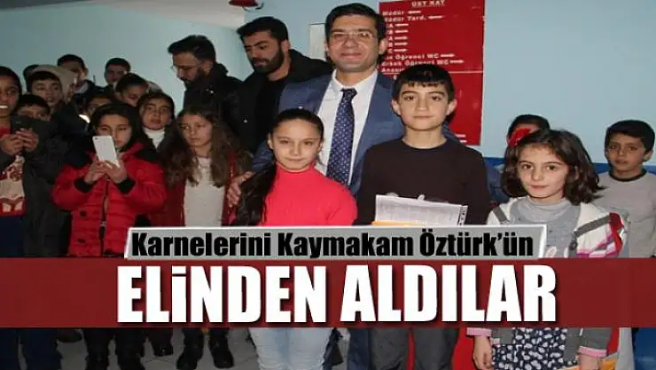 Karnelerini Kaymakam Öztürk'ün elinden aldılar