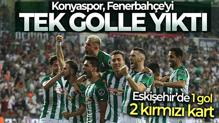 Konyaspor, Fenerbahçe'yi tek golle yıktı