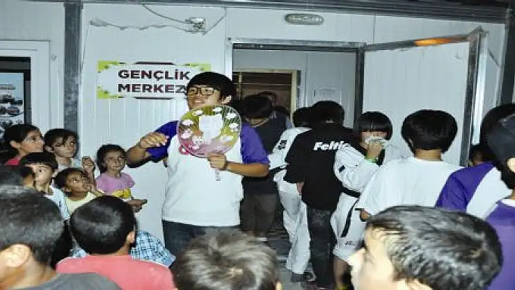 DEPREMZEDELERE MORAL ZİYARETİ