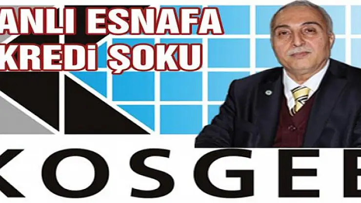 VANLI ESNAFA KREDİ ŞOKU