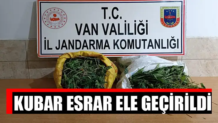 Kubar esrar ele geçirildi