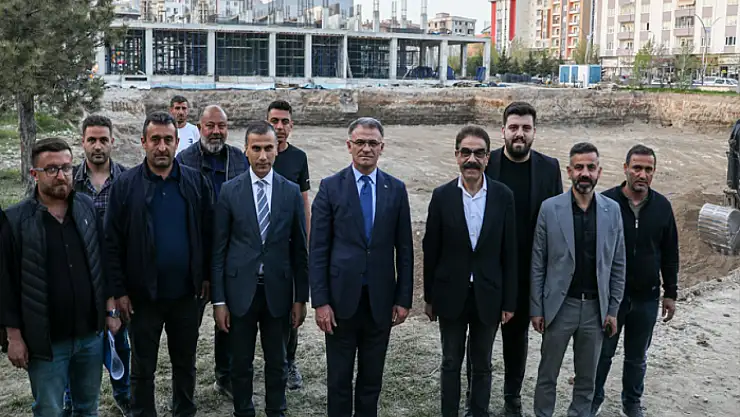 Kültür Merkezi inşaat çalışmaları sürüyor