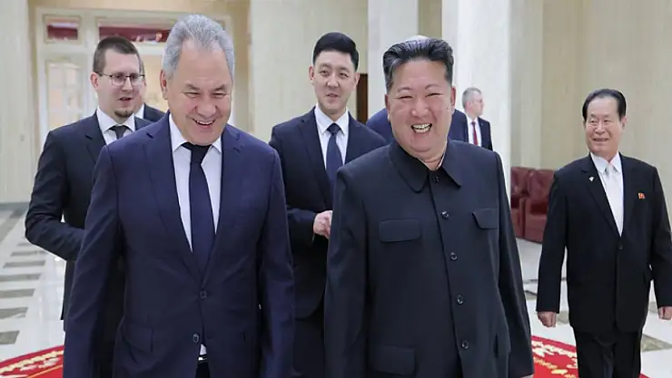 Kuzey Kore lideri Kim, Rusya Güvenlik Konseyi Sekreteri Şoygu'yu ağırladı