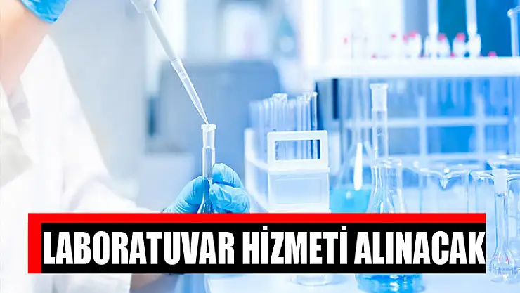 Laboratuvar hizmeti alınacak