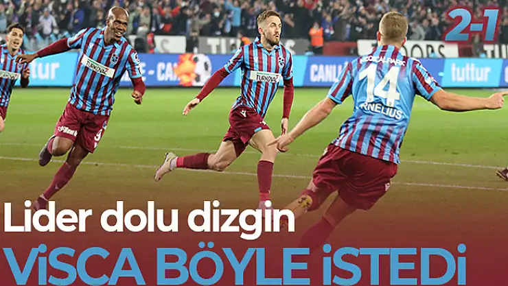 Lider Trabzonspor dolu dizgin