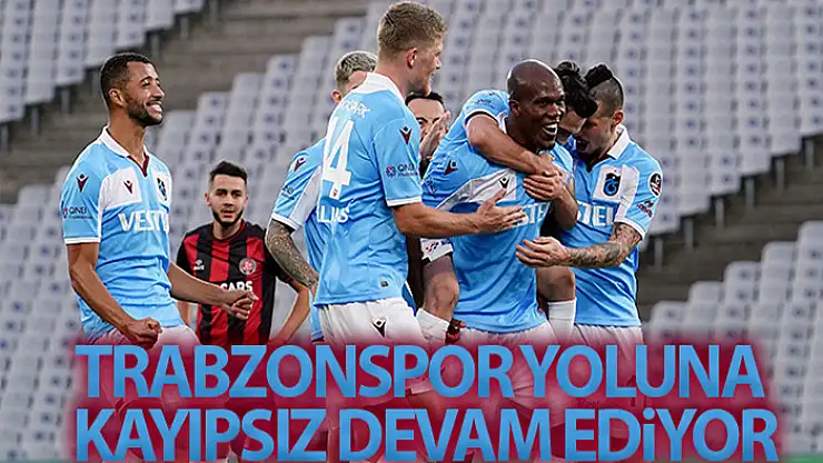 Lider Trabzonspor yoluna kayıpsız devam ediyor