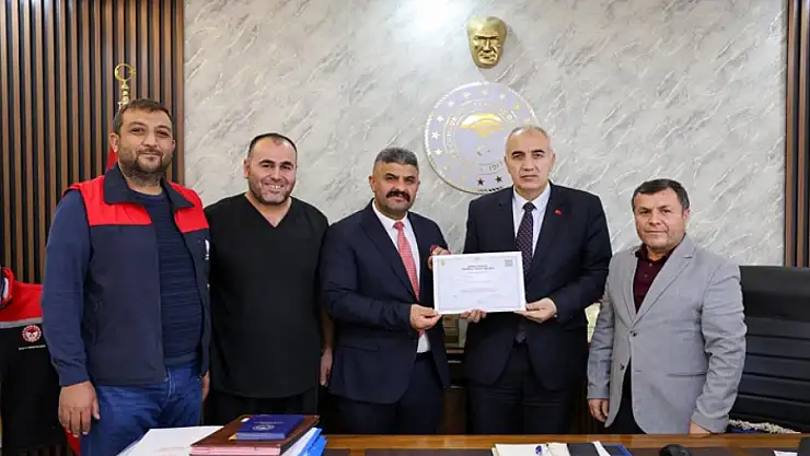 Malatya'ya 4.5 milyon lira ek destek getiren başarı belgesi
