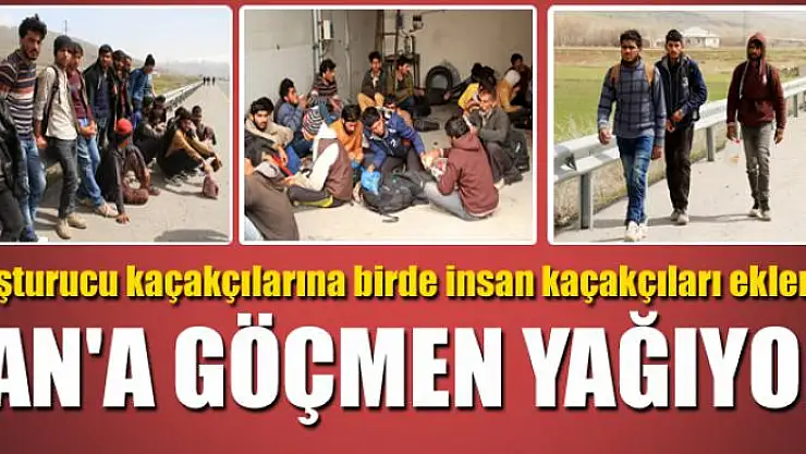 VAN'A GÖÇMEN YAĞIYOR