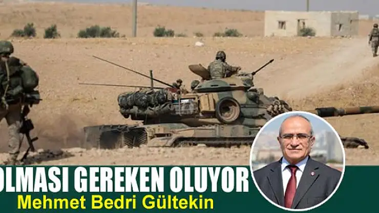 Olması gereken oluyor