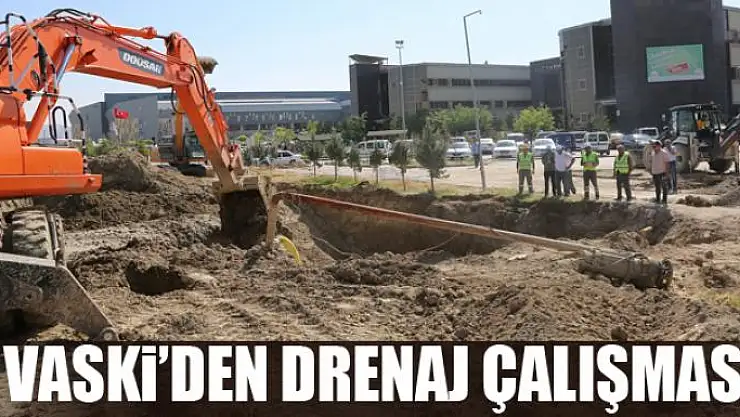 VASKİ'den drenaj çalışması