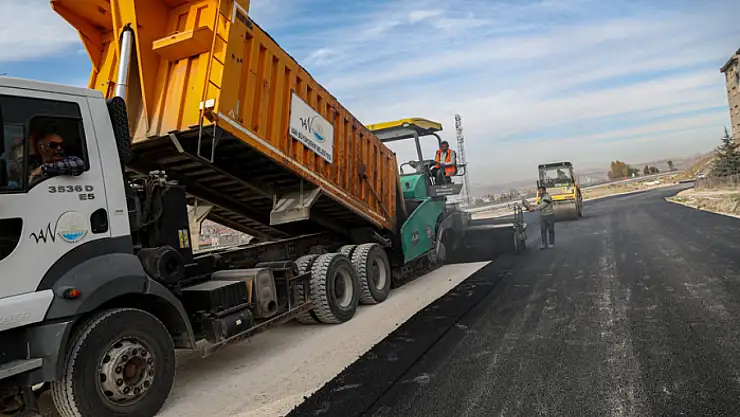 Memur-Sen TOKİ bağlantı yolunda asfalt çalışmaları başladı