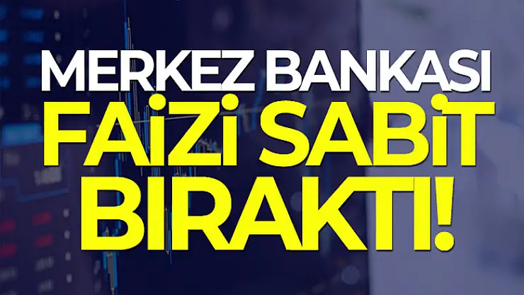 Merkez Bankası yılın ilk faiz kararını açıkladı