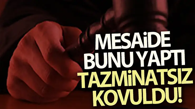 Mesaide gazete okudu, tazminatsız kovuldu