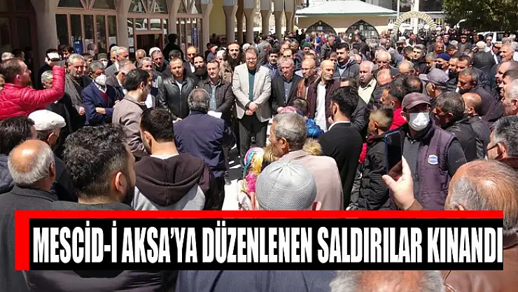 Mescid-i Aksa'ya düzenlenen saldırılar kınandı