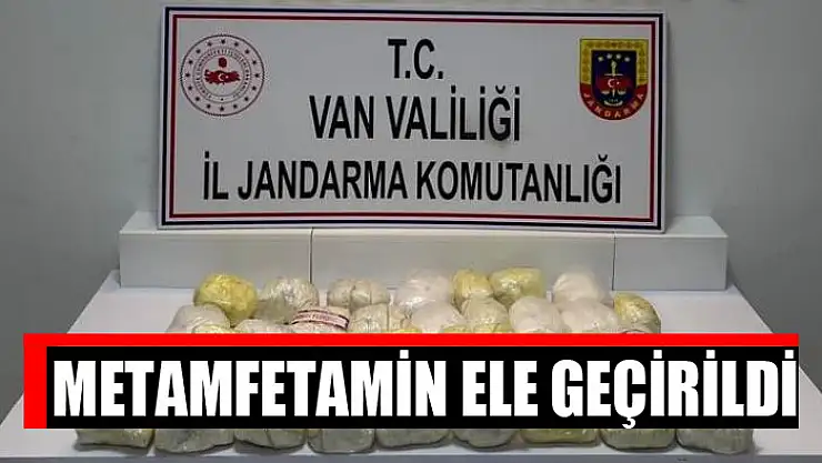 Metamfetamin ele geçirildi