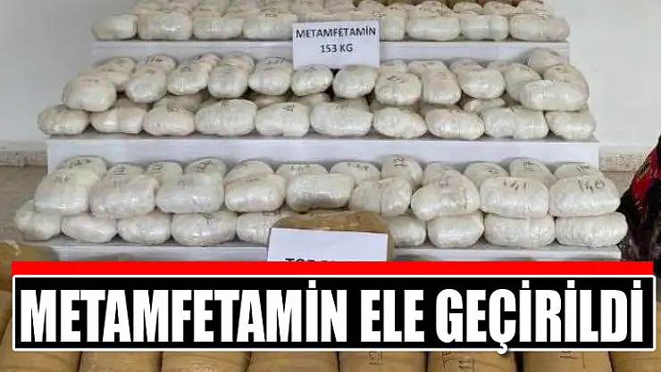 Metamfetamin ele geçirildi