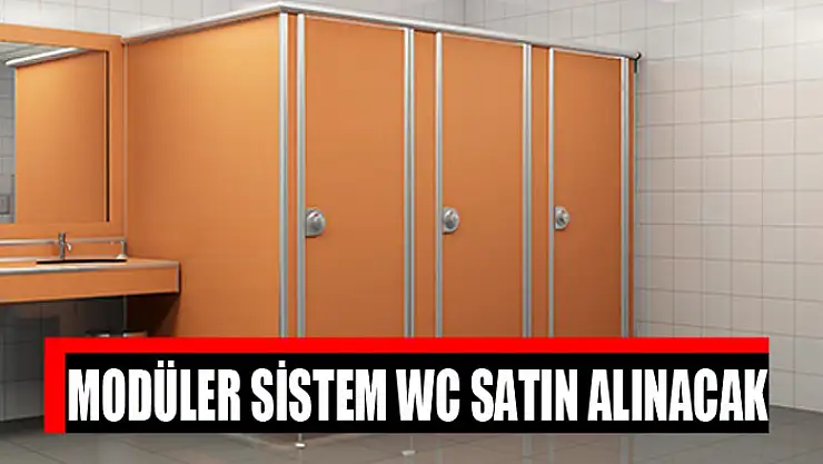 Modüler sistem WC satın alınacak