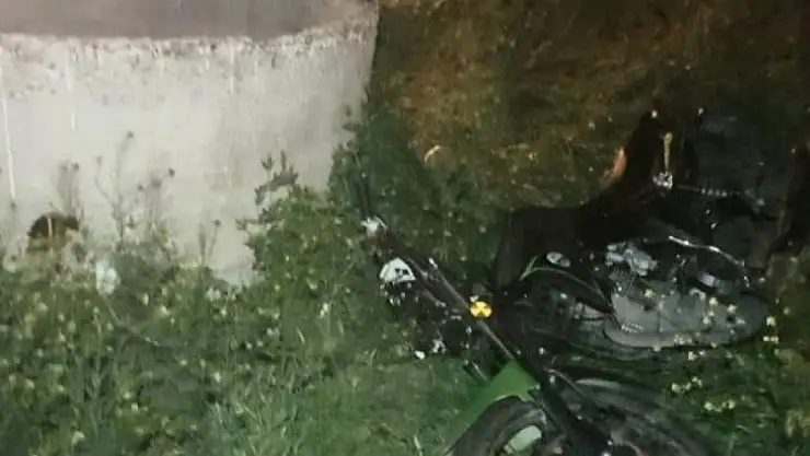 Motosiklet kazası: 1 ölü 1 ağır yaralı