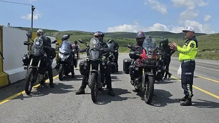 Motosiklet sürücülerine yönelik denetim yapıldı