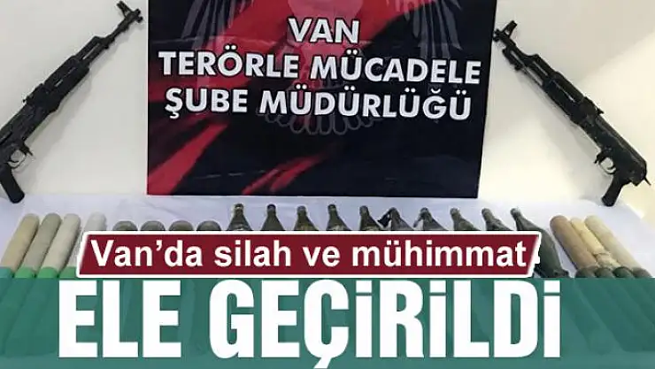 Van'da silah ve mühimmat ele geçirildi