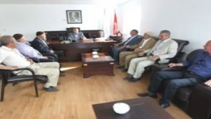 Muhtar ve İmamlardan Belediyeye Ziyaret
