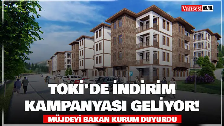 Müjdeyi Bakan Kurum duyurdu, TOKİ'de indirim kampanyası geliyor