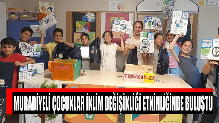 Muradiyeli çocuklar iklim değişikliği etkinliğinde buluştu