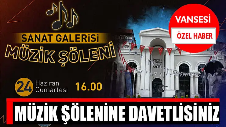 Müzik şölenine davetlisiniz