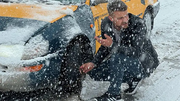 Nisan ayında kar sürprizi